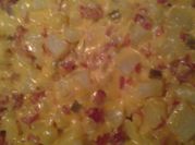 A picture of potatoes and rotel