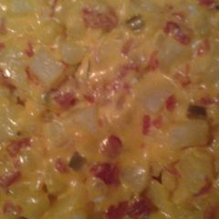 A picture of Rotel Potatos.