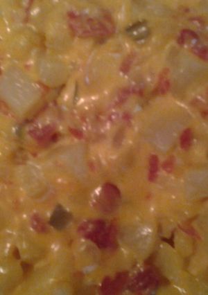A picture of Rotel Potatos.