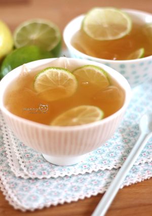 ♥開動with貓♥蜂蜜檸檬愛玉 的食譜成品照片