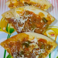 A picture of Vegetable pizza.