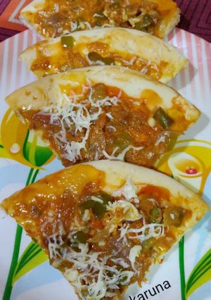 A picture of Vegetable pizza.