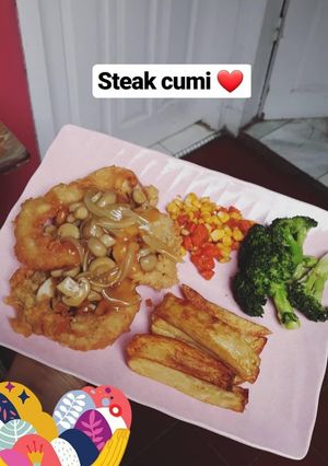 Foto resep Steak cumi
