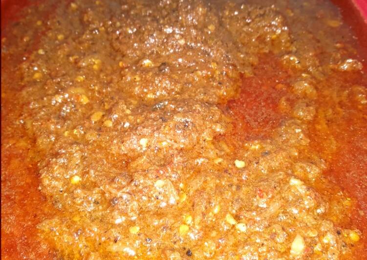 Langkah Mudah untuk Membuat Sambal roa manado endes Anti Gagal