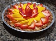 Una foto de tarta de crema al whisky