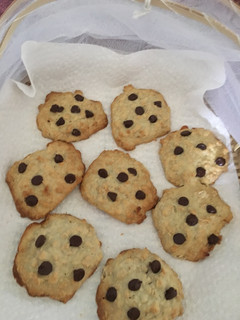 Una foto de Galletas de avena y lino