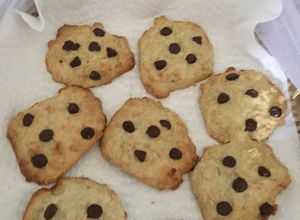 Una foto de Galletas de avena y lino
