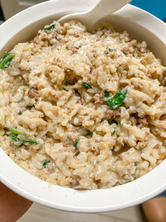 Foto resep Beef and Spinach Risotto