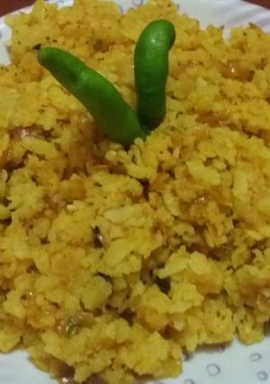 A picture of Kanda Poha.