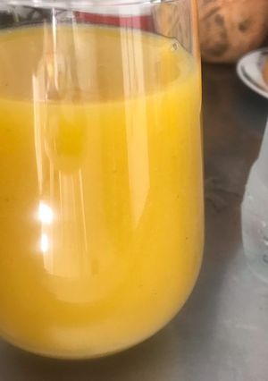 Una foto de Jugo de mango cocido