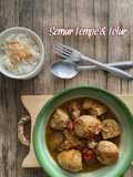 Semur Tempe dan Telur