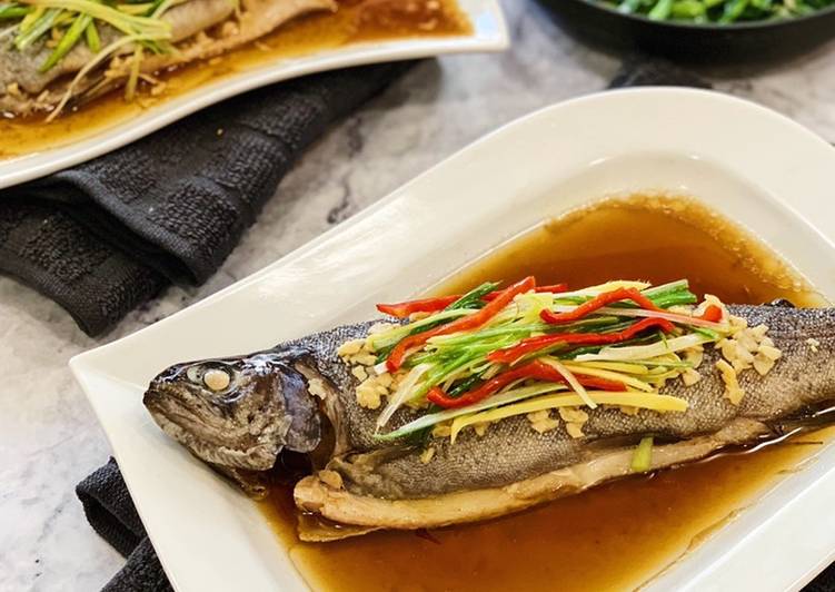 Easiest Way to Prepare Ultimate Cantonese Steamed Fish