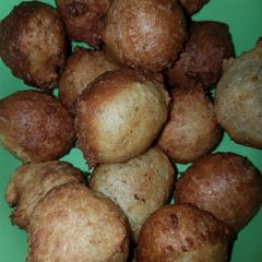 Coconut puffs A picture of Coconut puffs.