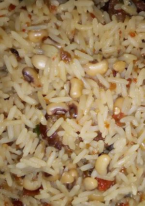 A picture of Jallop rise nd beans.