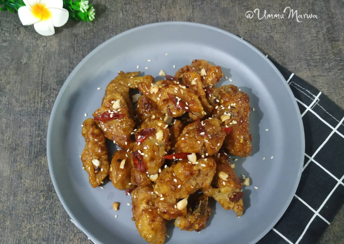 Dakgangjeong (Ayam Krispy Korea) ala Maangchi