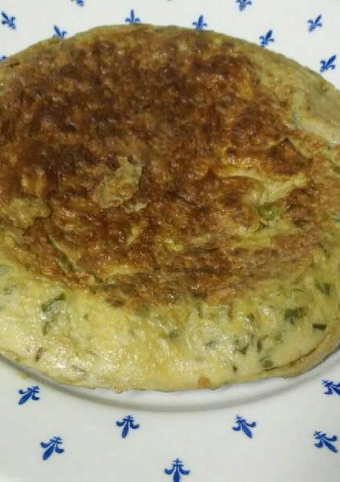 Una foto de Tortilla de espárragos