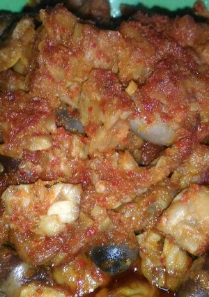 Foto resep Balado jantung ayam dan tempe