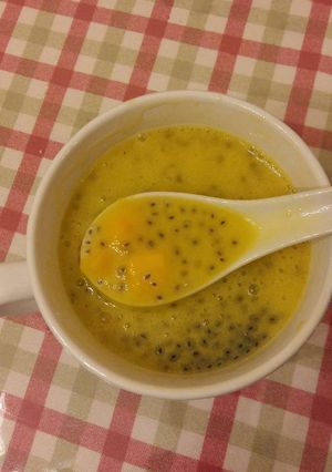 Foto resep Es mangga selasih