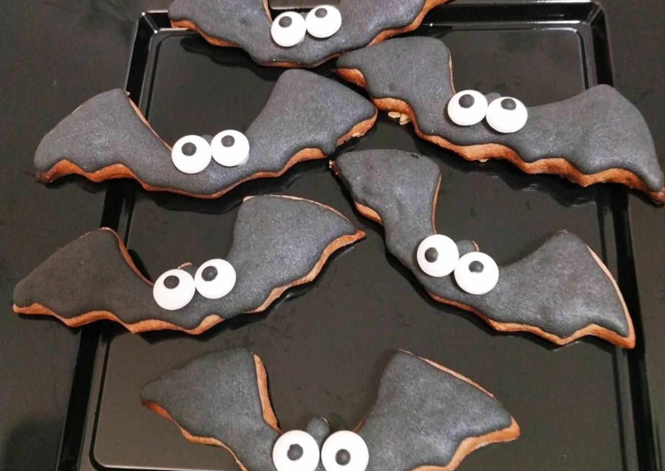 Galletitas Halloween: murciélagos terroríficos de chocolate