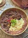 Saffron Tofu Noodle