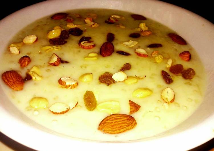 Recipe of Award-winning Semiya aur sabudana paysam