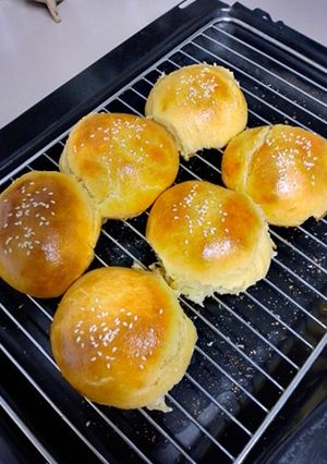 Una foto de Pan para hamburguesas