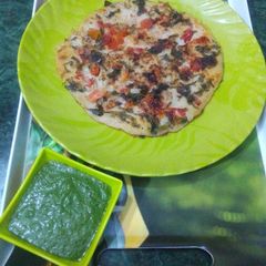 A picture of Palak uttapam.
