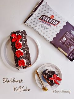 Foto resep Blackforest roll cake