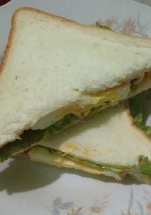 Foto resep Simple sandwich