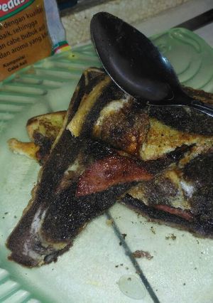 Foto resep Roti kornet coklat pedes