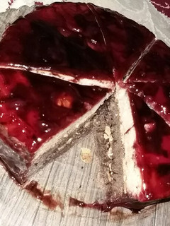 عکسی از دستور کیک بدون تخم مرغ سه لایه