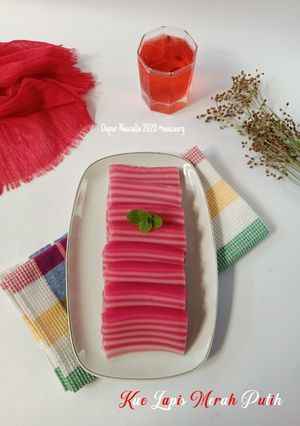 Foto resep Kue Lapis Merah Putih