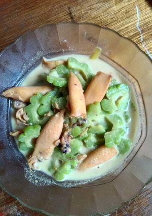 Foto resep Cumi pare masak kuning