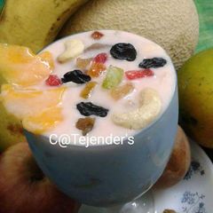 FRUIT CUSTARD(FOR WEIGHT WATCHERS)No white sugar,no cream) A picture of FRUIT CUSTARD(FOR WEIGHT WATCHERS)No white sugar,no cream).