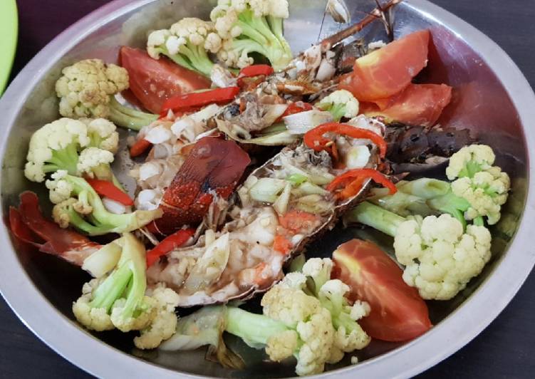 Resep Steam Baby Lobster Mudah enak Anti Gagal