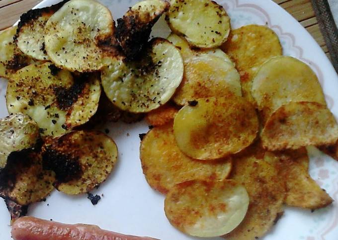 Oven-baked Potato Chips Recipe by digerbop - Cookpad