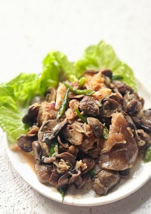 Foto resep Tumis Tulang Jambal Jamur