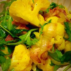 Bacon And Cauliflower Salad A picture of Bacon And Cauliflower Salad.