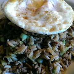 Nice and easy nasi goreng A picture of Nice and easy nasi goreng.