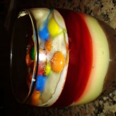 A picture of treat in a cup.