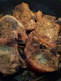 A picture of Roasted Bone In PorkChops.