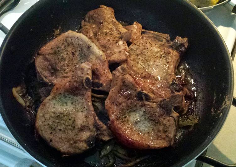 Simple Way to Make Quick Roasted Bone In PorkChops