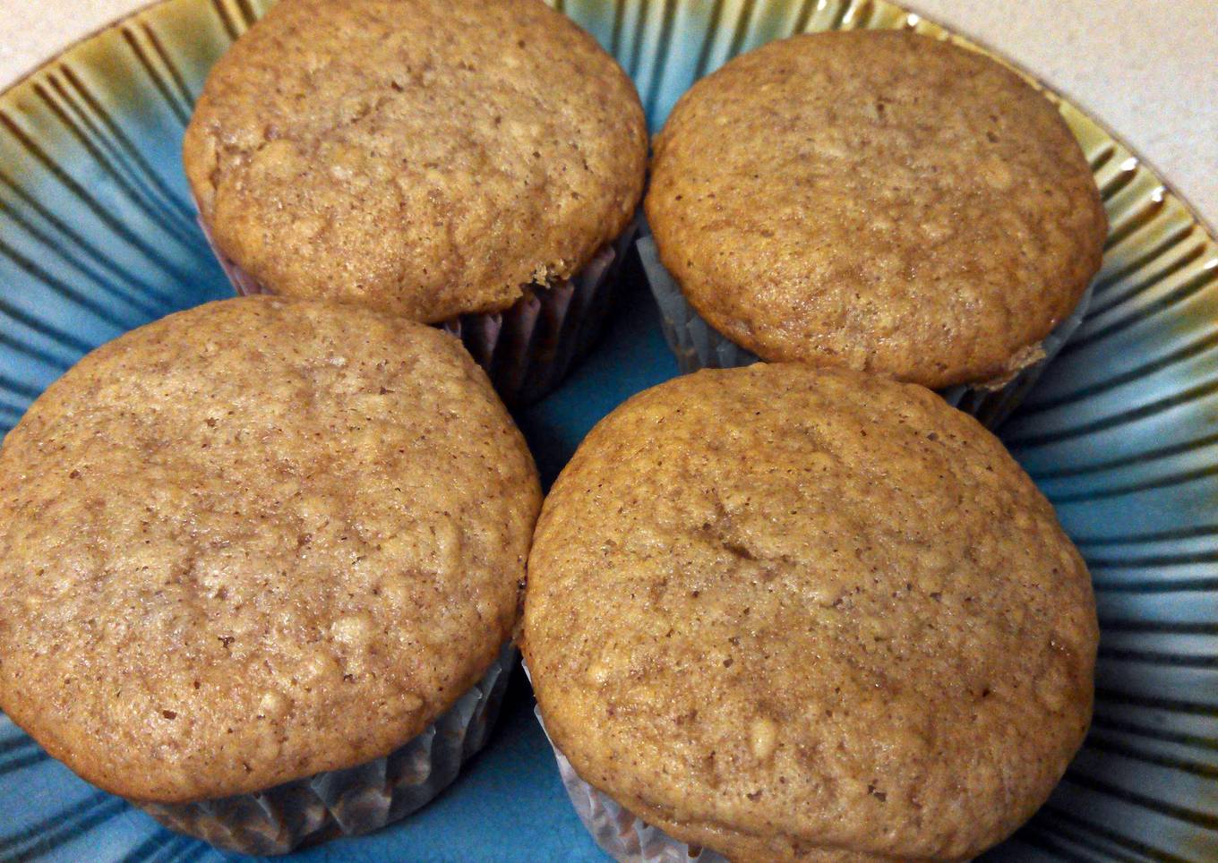 Banana Cinnamon Muffins (Egg Free)