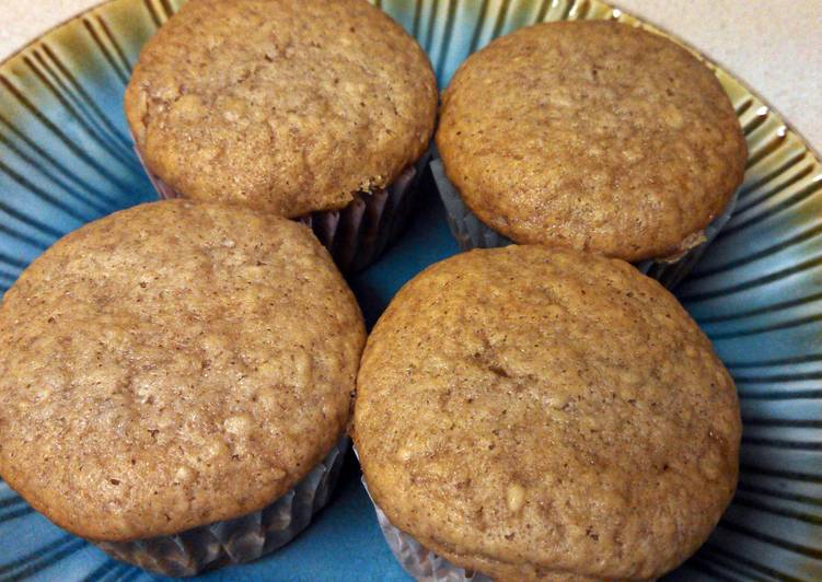 RECOMMENDED! Recipes Banana Cinnamon Muffins (Egg Free)