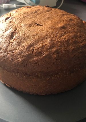 Une photo de Gâteau au beurre de cacahuète et au chocolat blanc