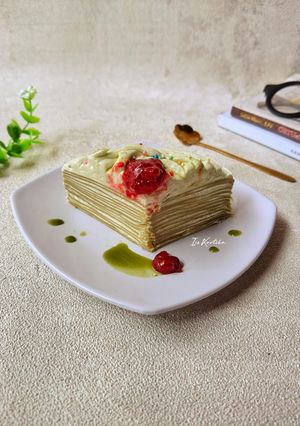 Foto resep Mille Crepes Matcha