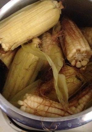 A picture of Boiled maize.