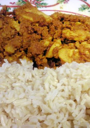 A picture of Devilicious masala chicken.
