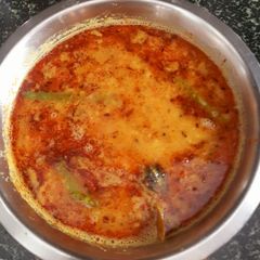 A picture of Dhaba style Tuvar ki daal.