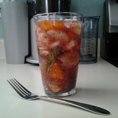 A picture of Fat burning water.